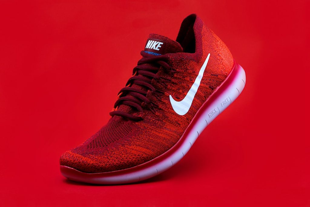 Red Running Shoes, Size 10